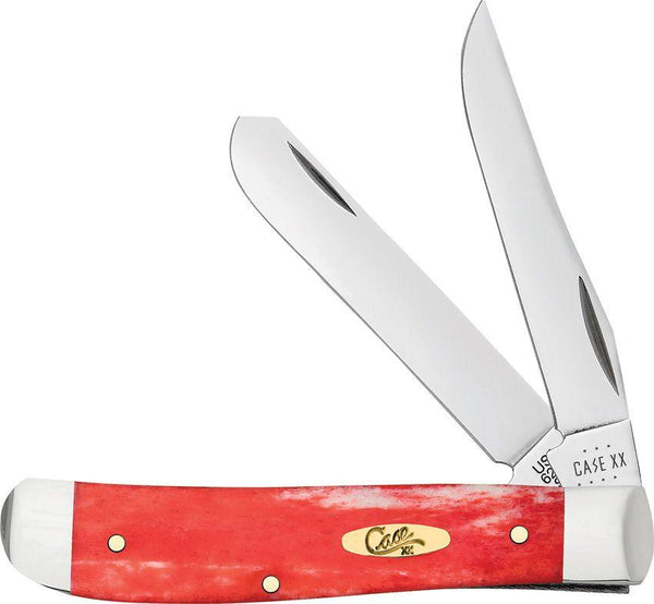 Case Cutlery Mini Trapper Dark Red Bone - Knives.mx