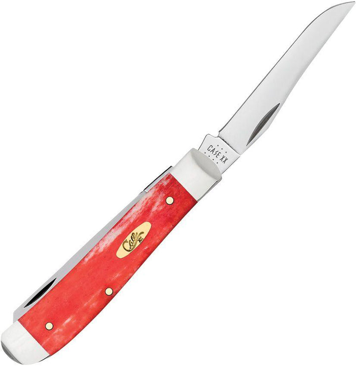 Case Cutlery Mini Trapper Dark Red Bone - Knives.mx