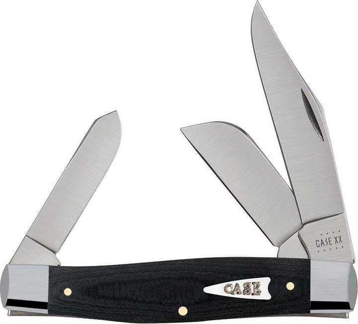 Case Cutlery Stockman Black Micarta - Knives.mx