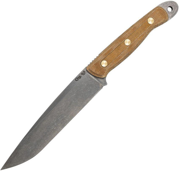 Case Cutlery Welker Hunter Natural Micarta Stonewash 1095HC - Knives.mx