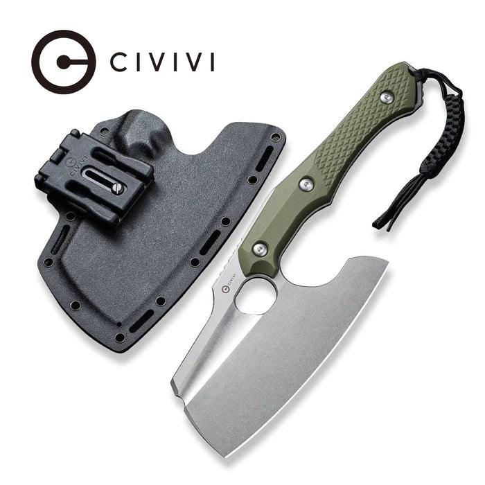 Civivi Aratra OD Green G10 Stonewashed Cleaver D2 - Knives.mx