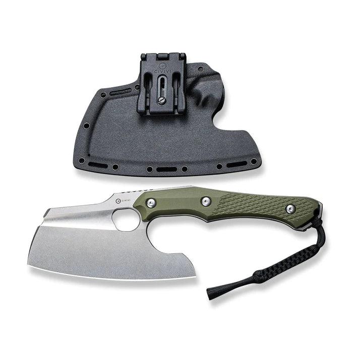 Civivi Aratra OD Green G10 Stonewashed Cleaver D2 - Knives.mx