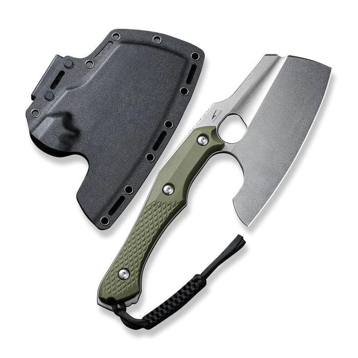 Civivi Aratra OD Green G10 Stonewashed Cleaver D2 - Knives.mx