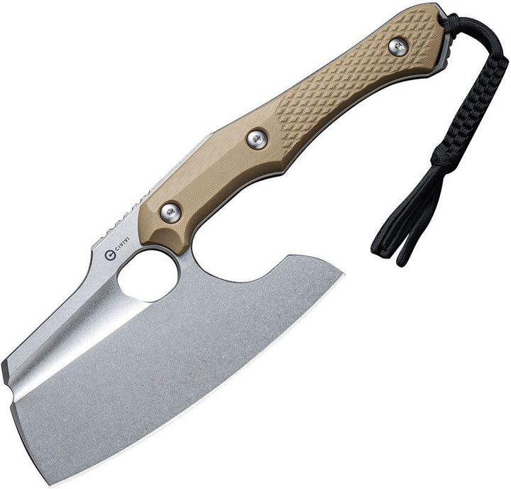 Civivi Aratra Tan G10 Stonewashed Cleaver D2 - Knives.mx