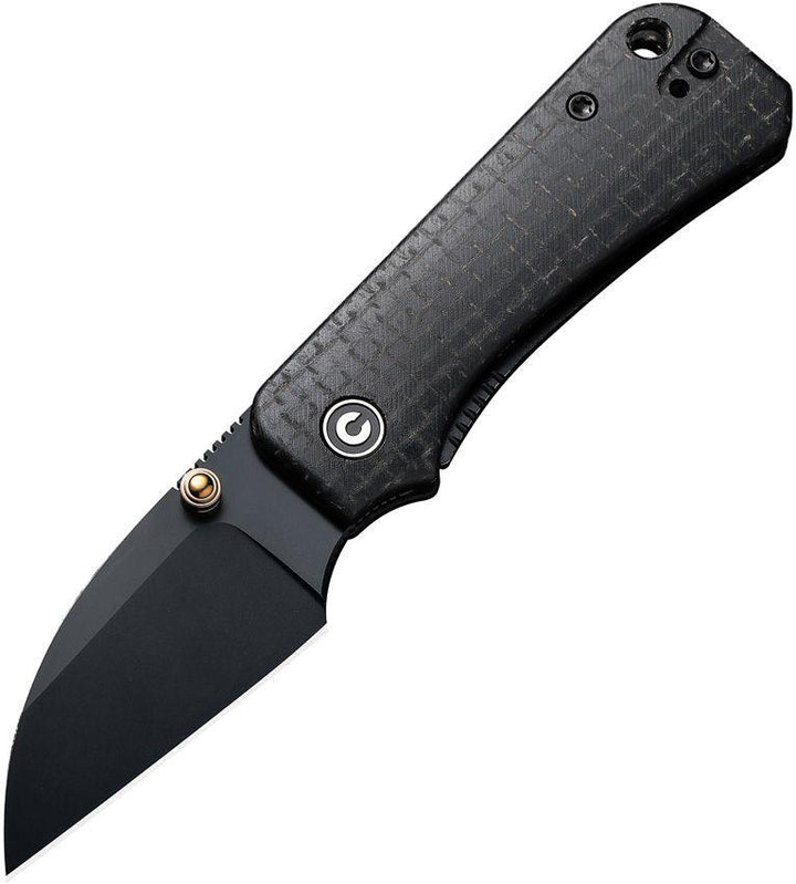 Civivi Baby Banter Nested Liner Lock Blackout Burlap Micarta Wharncliffe Nitro-V - Knives.mx