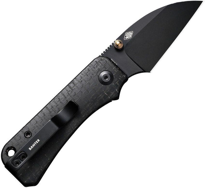 Civivi Baby Banter Nested Liner Lock Blackout Burlap Micarta Wharncliffe Nitro-V - Knives.mx