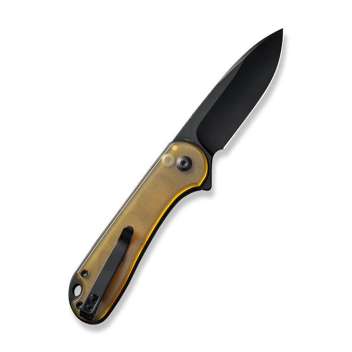 Civivi Button Lock Elementum II Ultem Polished Black Drop Point Nitro-V - Knives.mx