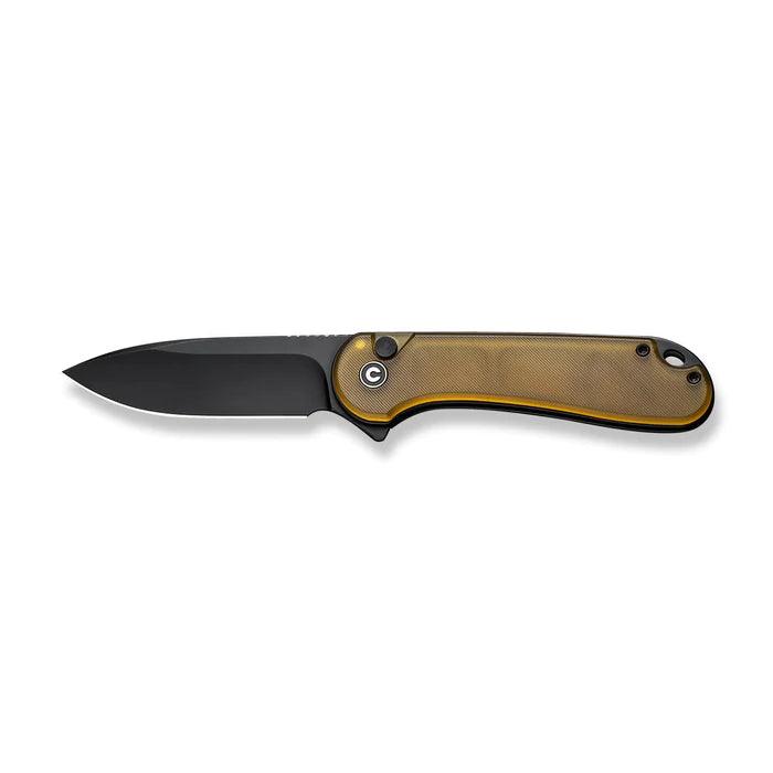 Civivi Button Lock Elementum II Ultem Polished Black Drop Point Nitro-V - Knives.mx