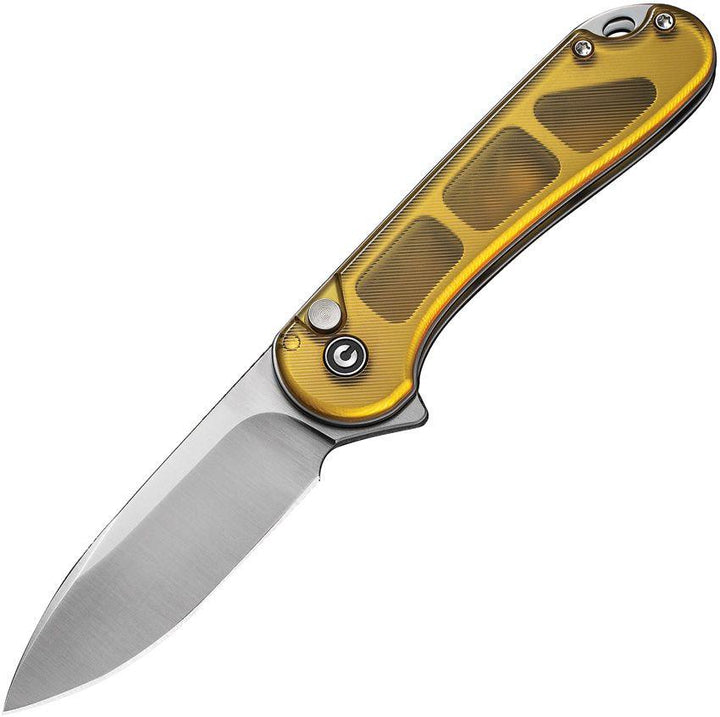 Civivi Button Lock Elementum II Ultem Polished Satin Drop Point Nitro-V - Knives.mx