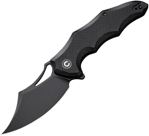 Civivi Chiro Liner Lock Blackout Shredded G10 Stonewashed Clip Point 14C28N - Knives.mx