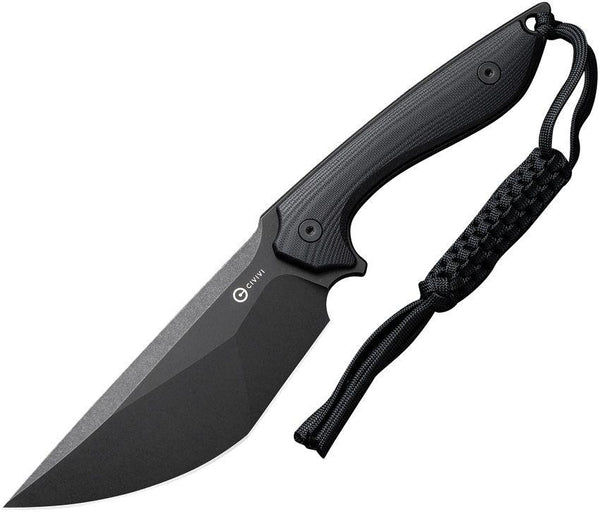 Civivi Concept 22 Fixed Blade Blackout G10 Stonewashed Modified Tanto D2 - Knives.mx