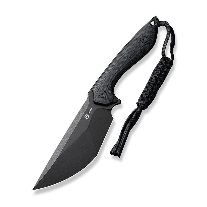 Civivi Concept 22 Fixed Blade Blackout G10 Stonewashed Modified Tanto D2 - Knives.mx