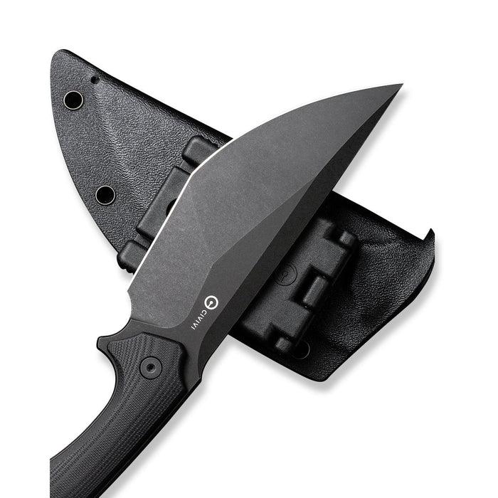 Civivi Concept 22 Fixed Blade Blackout G10 Stonewashed Modified Tanto D2 - Knives.mx