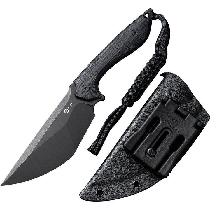 Civivi Concept 22 Fixed Blade Blackout G10 Stonewashed Modified Tanto D2 - Knives.mx