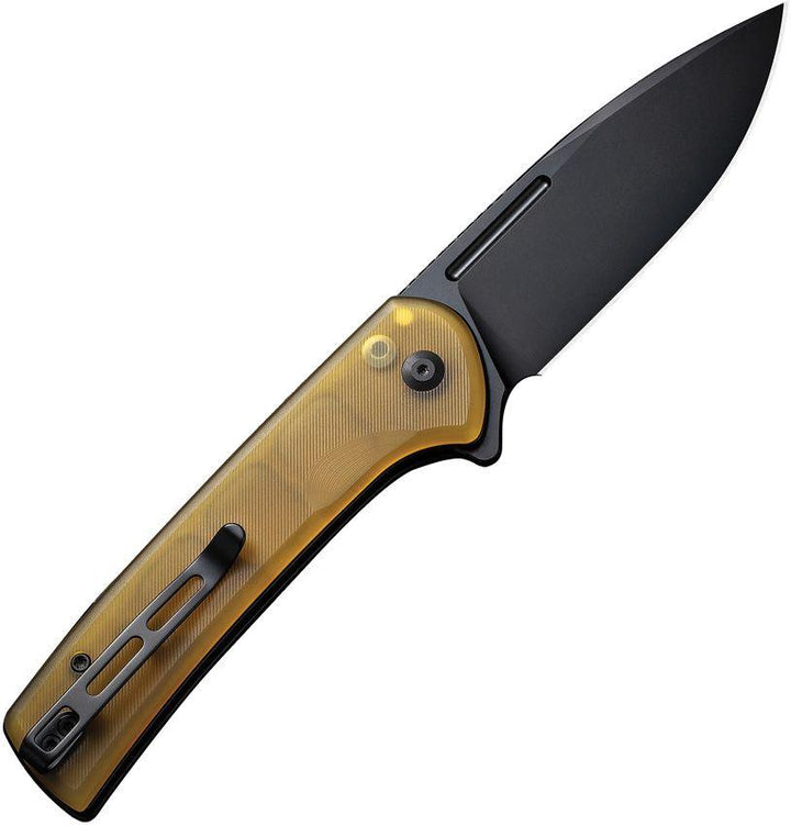 Civivi Conspirator Button Lock Ultem Black Drop Point Nitro-V - Knives.mx