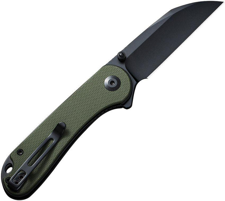 Civivi Elementum Liner Lock OD Green G10 Black Wharncliffe Nitro-V - Knives.mx