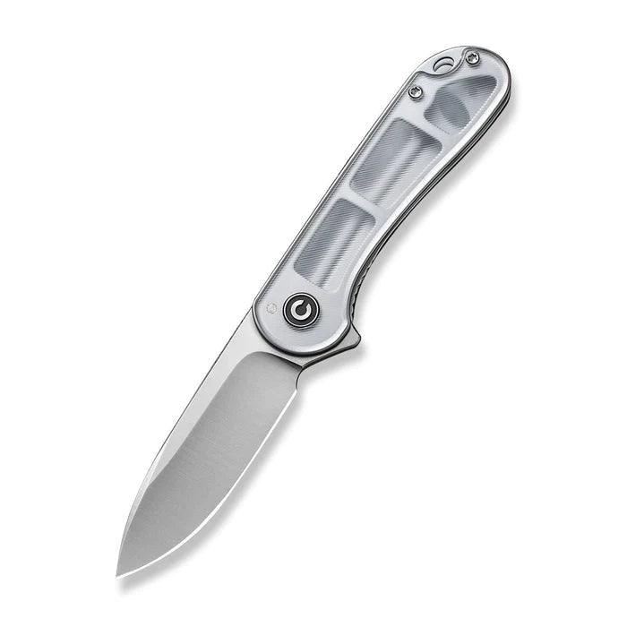 Civivi Elementum Linerlock Lexan Polished Clear Satin Drop Point D2 - Knives.mx