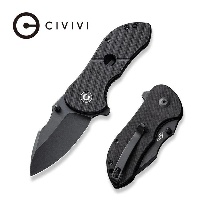 Civivi Gordo Liner Lock Blackout G10 Drop Point D2 - Knives.mx