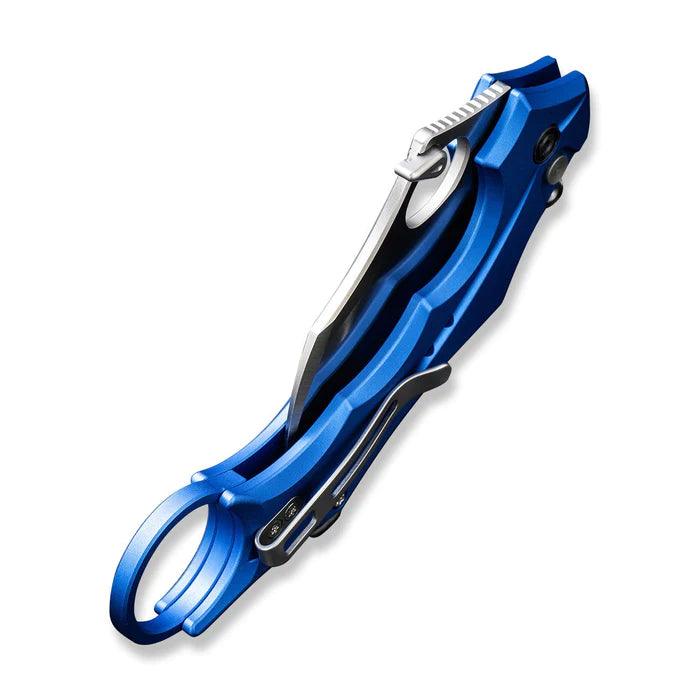 Civivi Incisor II Button Lock Bright Blue Aluminum Satin Nitro-V - Knives.mx