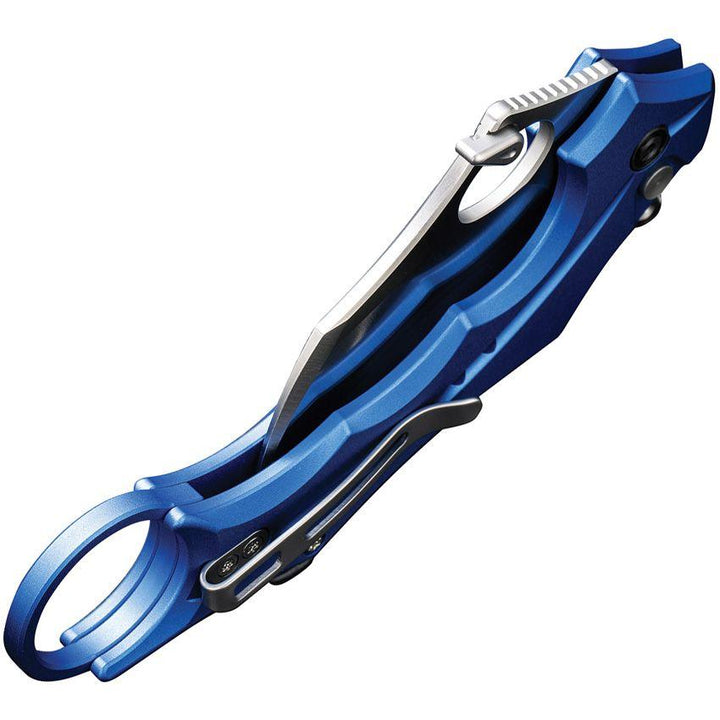 Civivi Incisor II Button Lock Bright Blue Aluminum Satin Nitro-V - Knives.mx