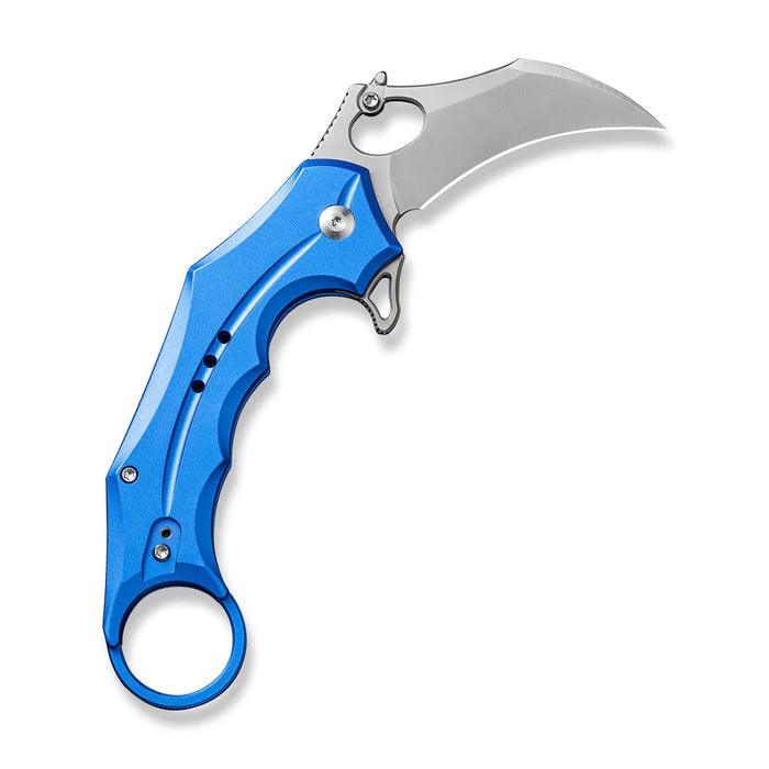 Civivi Incisor II Button Lock Bright Blue Aluminum Satin Nitro-V - Knives.mx