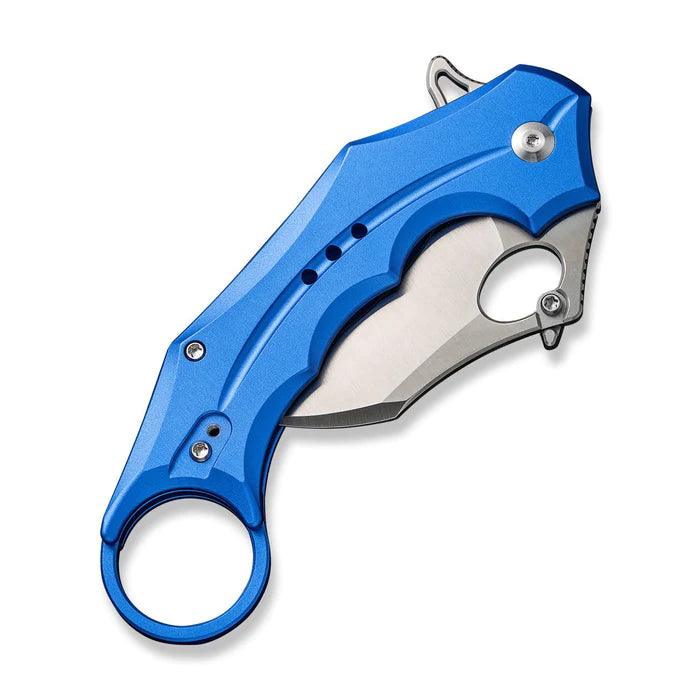 Civivi Incisor II Button Lock Bright Blue Aluminum Satin Nitro-V - Knives.mx