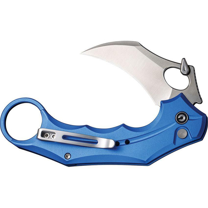 Civivi Incisor II Button Lock Bright Blue Aluminum Satin Nitro-V - Knives.mx