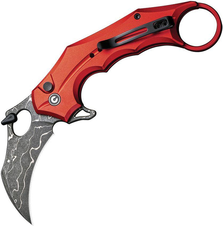 Civivi Incisor II Button Lock Red Aluminum Nitro-V - Knives.mx