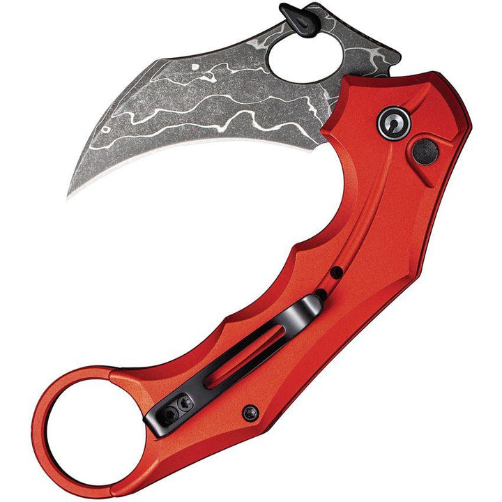 Civivi Incisor II Button Lock Red Aluminum Nitro-V - Knives.mx