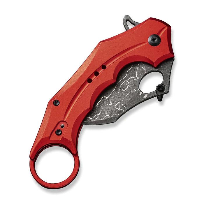 Civivi Incisor II Button Lock Red Aluminum Nitro-V - Knives.mx