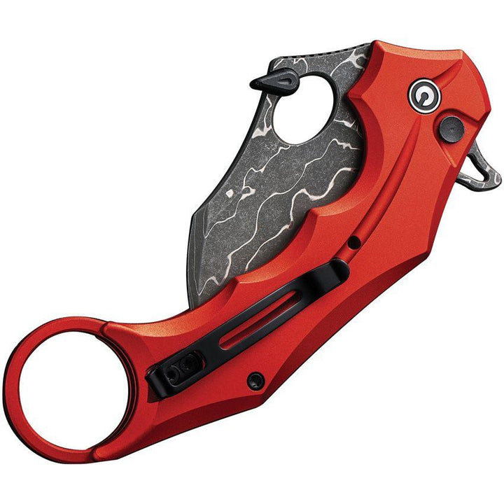 Civivi Incisor II Button Lock Red Aluminum Nitro-V - Knives.mx