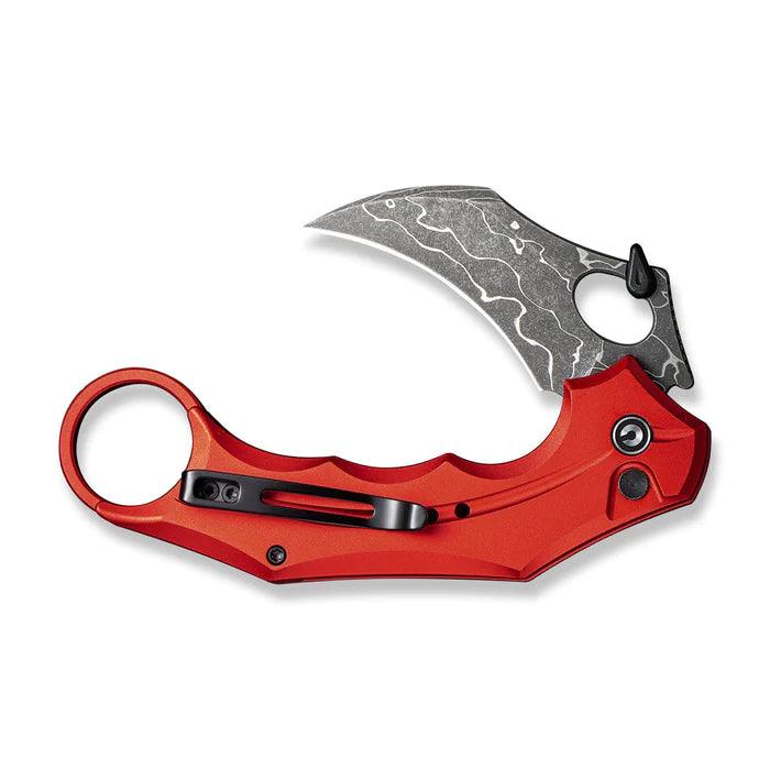 Civivi Incisor II Button Lock Red Aluminum Nitro-V - Knives.mx