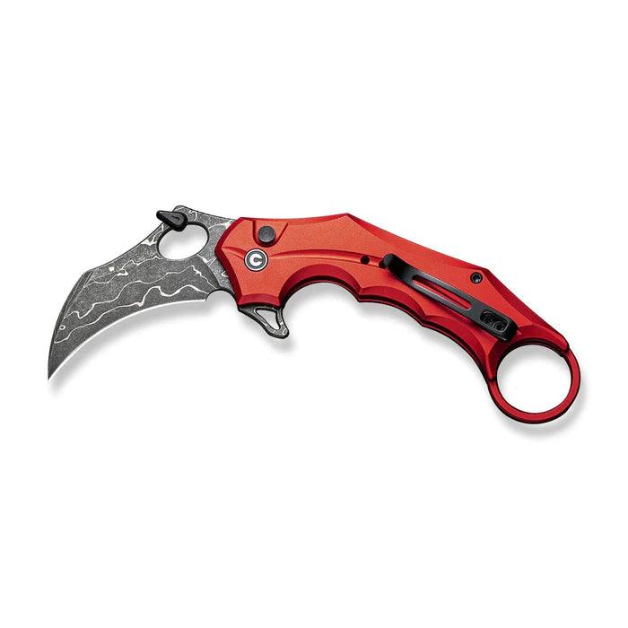 Civivi Incisor II Button Lock Red Aluminum Nitro-V - Knives.mx