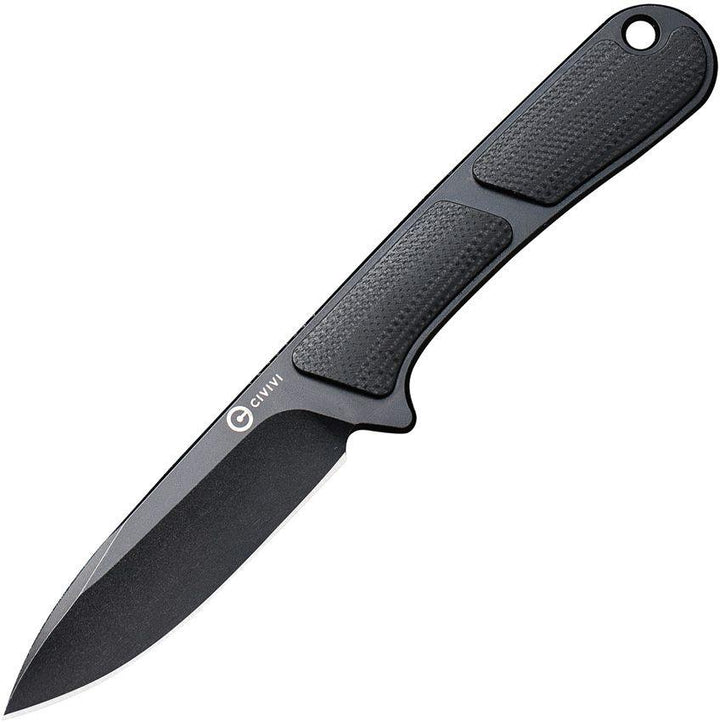 Civivi Mini Elementum Fixed Blade Black G10 Drop Point Nitro-V - Knives.mx