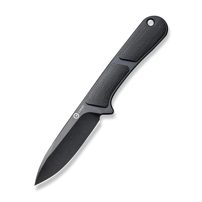 Civivi Mini Elementum Fixed Blade Black G10 Drop Point Nitro-V - Knives.mx