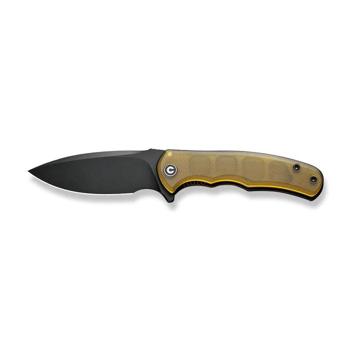 Civivi Mini Praxis Liner Lock Ultem Polished Black Drop Point D2 - Knives.mx