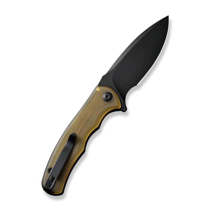 Civivi Mini Praxis Liner Lock Ultem Polished Black Drop Point D2 - Knives.mx