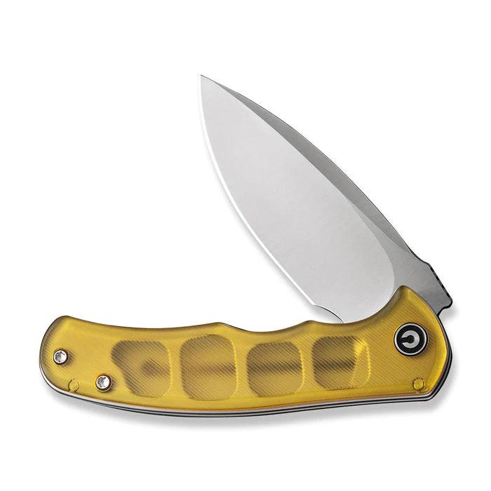 Civivi Mini Praxis Ultem Polished Satin Drop Point D2 - Knives.mx