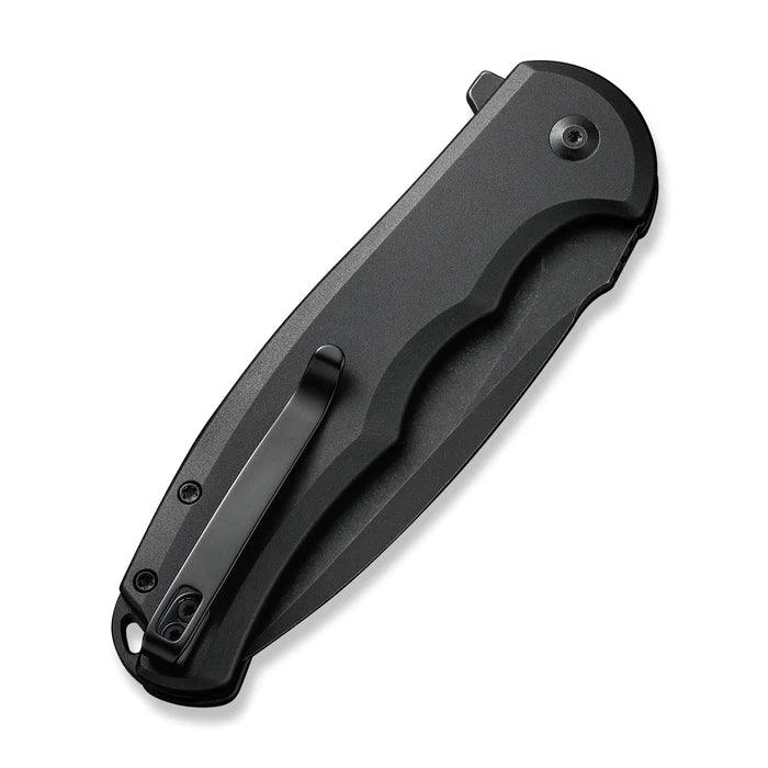 Civivi Praxis Button Lock Blackout Aluminum Stonewashed Drop Point Nitro-V - Knives.mx