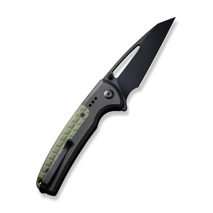 Civivi Sentinel Strike Button Lock Black Aluminum Black Reverse Tanto K110 - Knives.mx