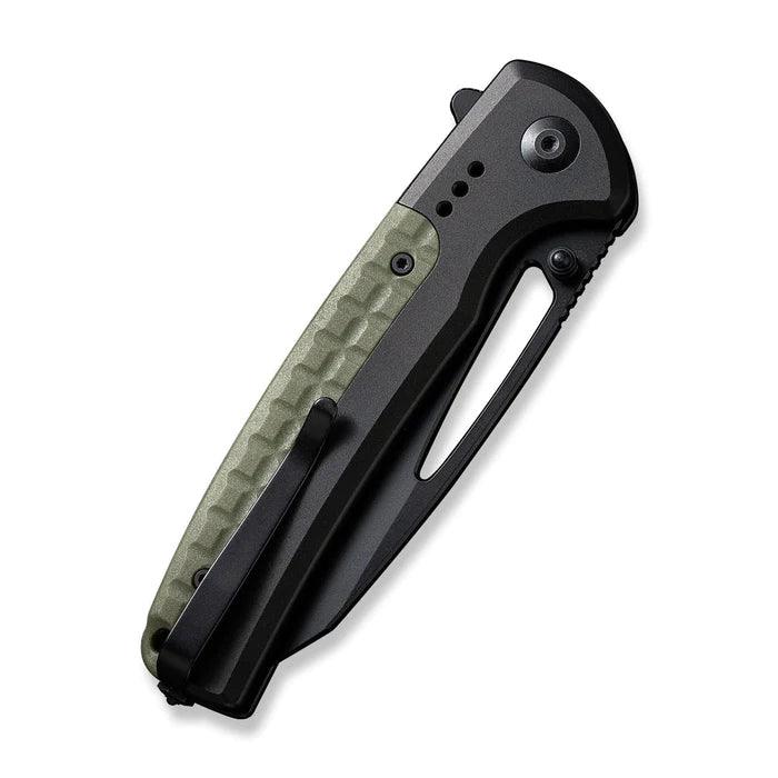 Civivi Sentinel Strike Button Lock Black Aluminum Black Reverse Tanto K110 - Knives.mx