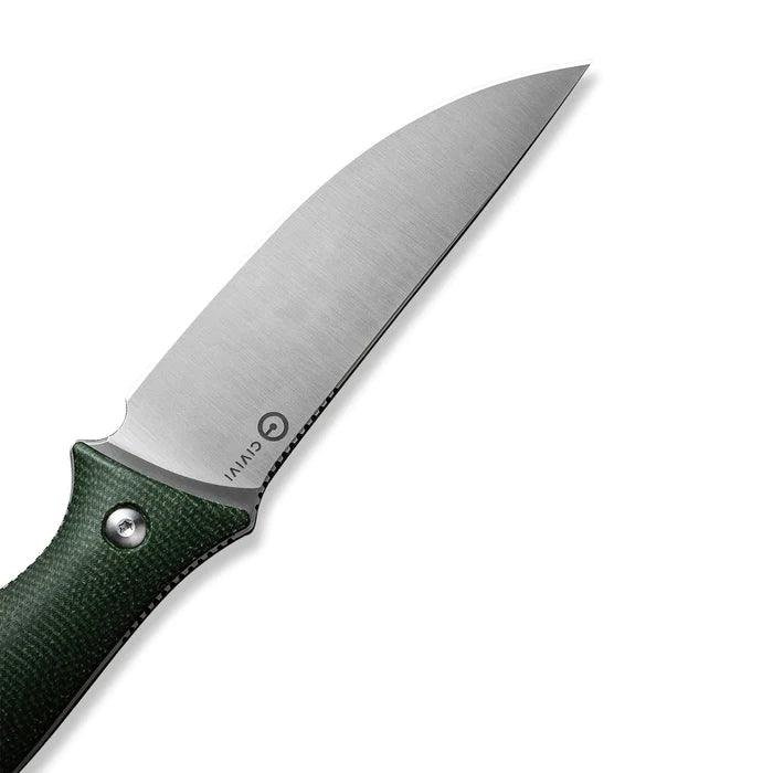 Civivi Stormridge Green Canvas Micarta Satin Nitro-V - Knives.mx