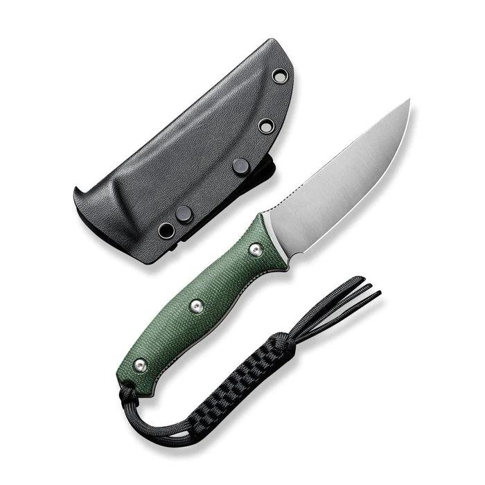 Civivi Stormridge Green Canvas Micarta Satin Nitro-V - Knives.mx