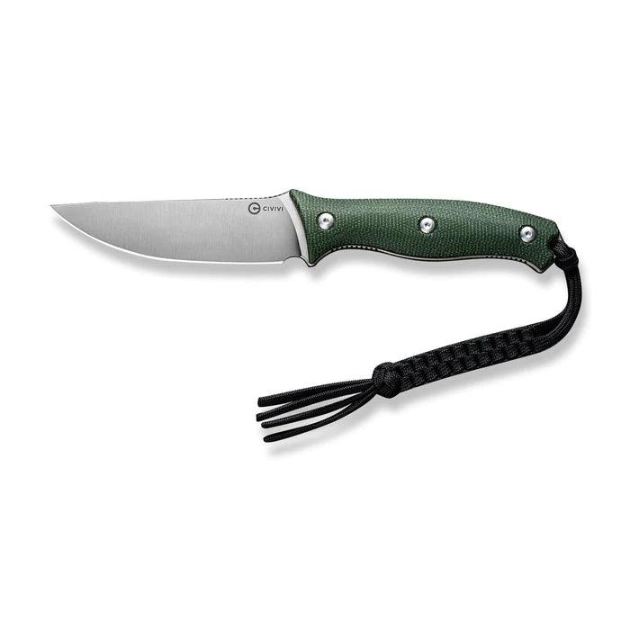 Civivi Stormridge Green Canvas Micarta Satin Nitro-V - Knives.mx