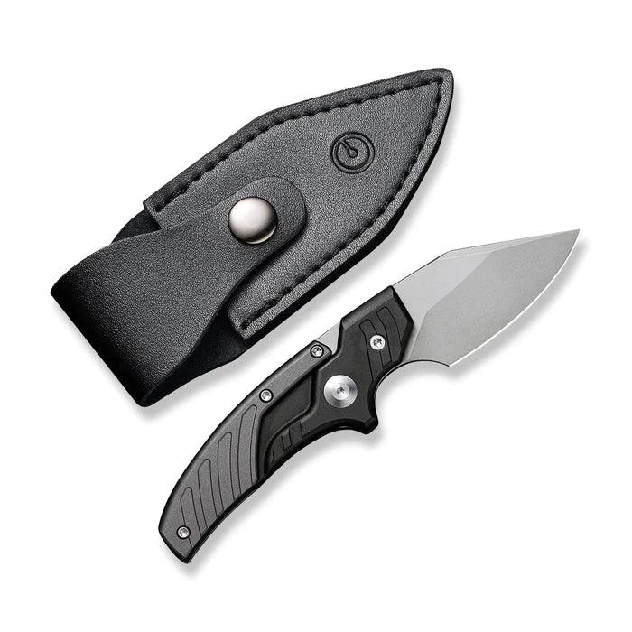 Civivi Typhoeus Dagger Black & Gray Aluminum Stonewashed 14C28N - Knives.mx