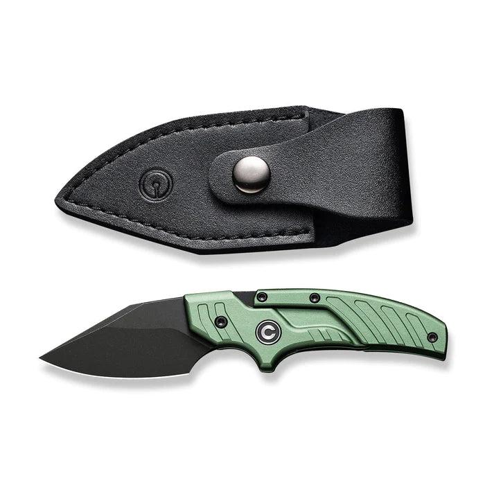 Civivi Typhoeus Dagger Green Aluminum Black Stonewashed 14C28N - Knives.mx