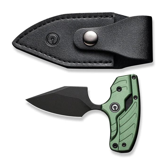 Civivi Typhoeus Dagger Green Aluminum Black Stonewashed 14C28N - Knives.mx