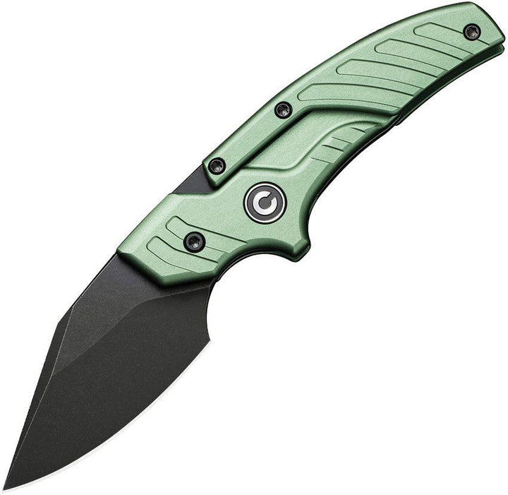 Civivi Typhoeus Dagger Green Aluminum Black Stonewashed 14C28N - Knives.mx