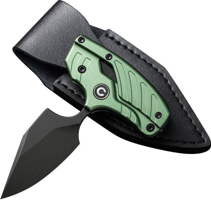 Civivi Typhoeus Dagger Green Aluminum Black Stonewashed 14C28N - Knives.mx