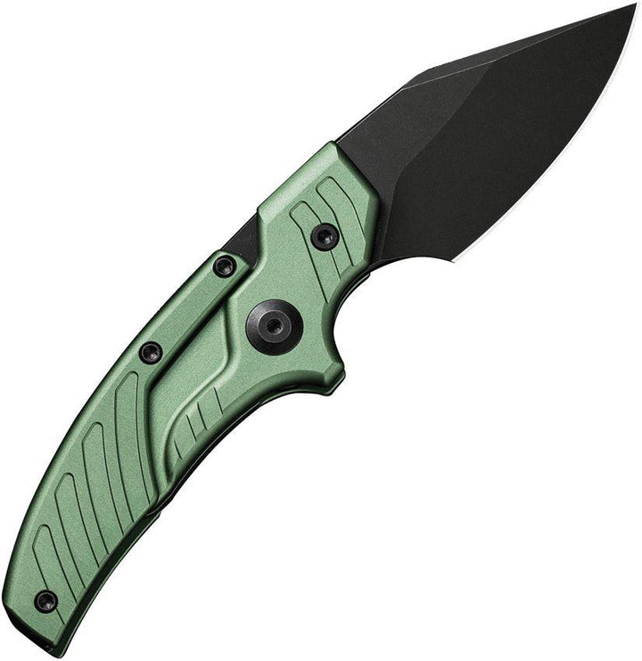 Civivi Typhoeus Dagger Green Aluminum Black Stonewashed 14C28N - Knives.mx